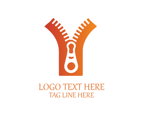  Textile Pattern Zipper Logo for Fabric and Apparel Brands