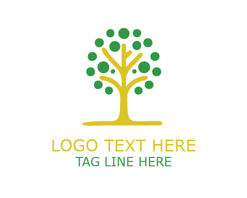 Thin Line Tree Monoline Logo for Elegant Eco and Natural Branding
