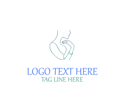 Thin Outline Bracelet Logo