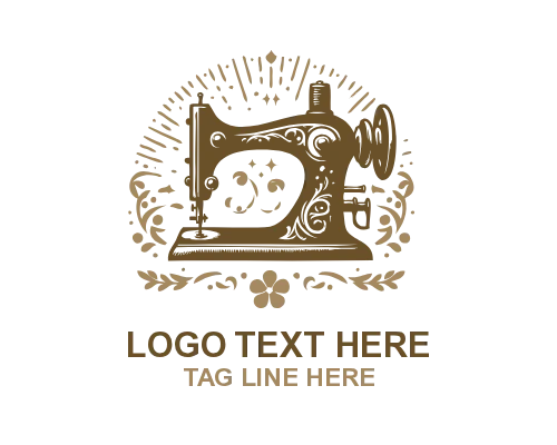 Thread Heart Sewing Logo