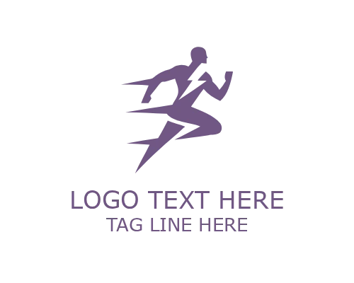 Thunder Human Mark Logo