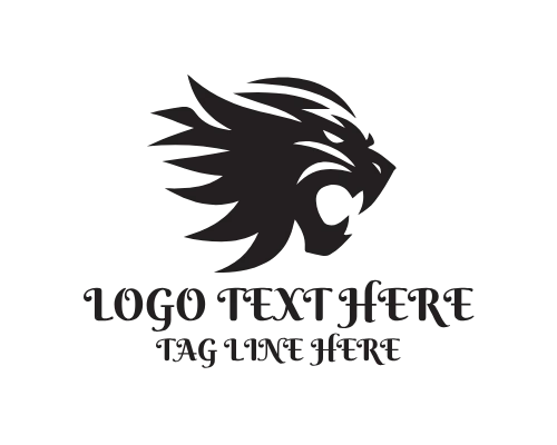 Tiger Royal Majesty King of Jungle Logo