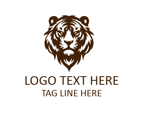  Tiger Stripes Wild Jungle Logo