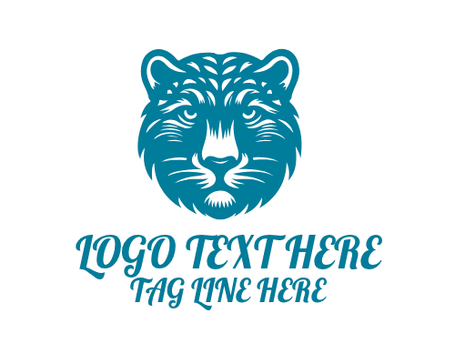 Tiger Wild Roar Fierce Jungle Logo