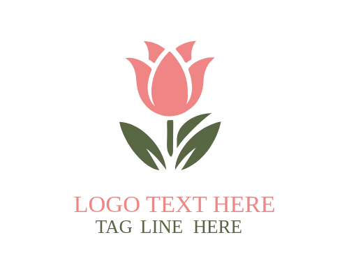 Timeless Flower Tulip Brand Logo