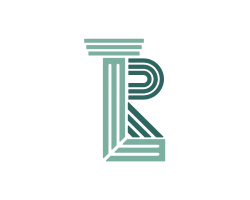 Timeless Letter L and Letter R Logo