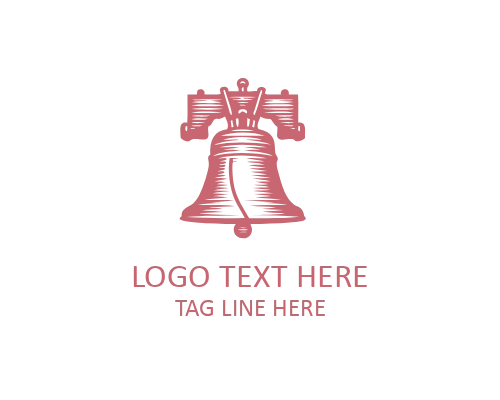 Timeless Liberty Bell Logo Representing Freedom and American Heritage