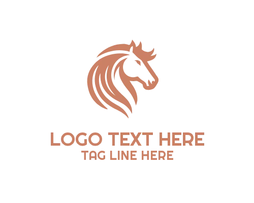 Timeless Linear Horse Logo