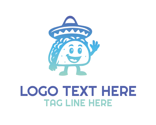 Timeless Mexican Food Mascot Logo