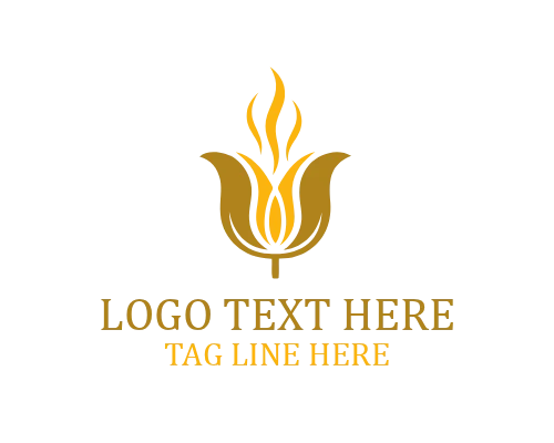 Timeless Tulip Flower Logo