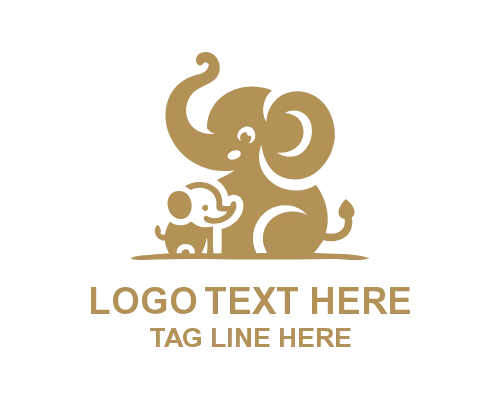 Tiny Smile Character Logo