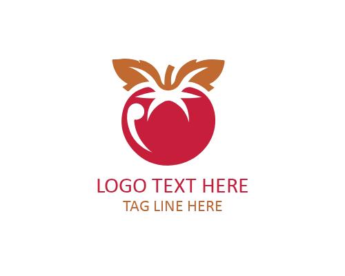 Tomato Logo for Digital and Food Brands