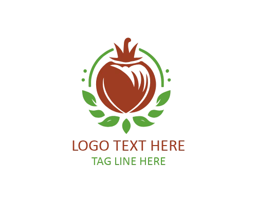 Tomato Logo for Sauce and Condiment Brands