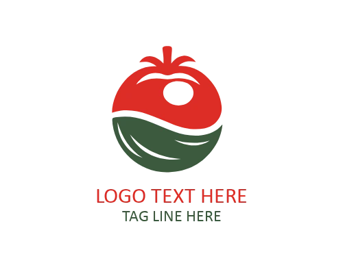 Tomato Logo for Vegan and Plant-Based Brands