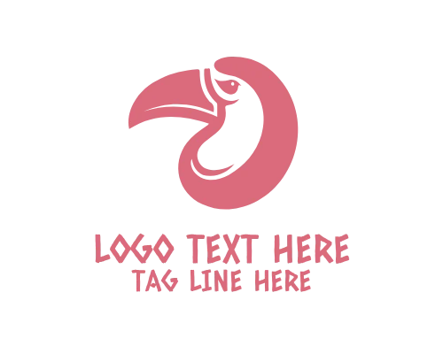 Toucan Bird Emblem Logo