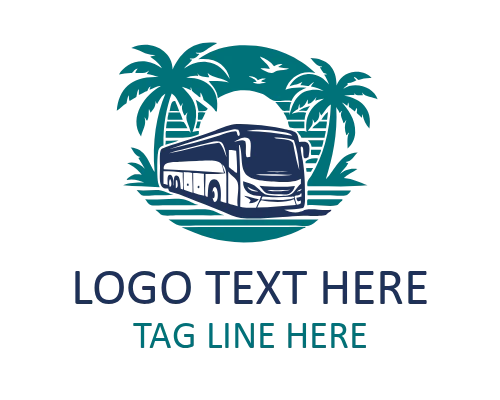 Tour Coach Transport Bus Logo