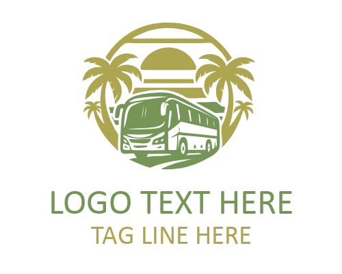 Tourist Transport Bus Logo