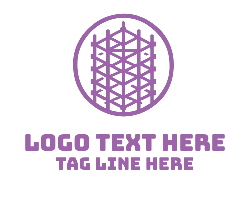 Tower Crane Building Logo