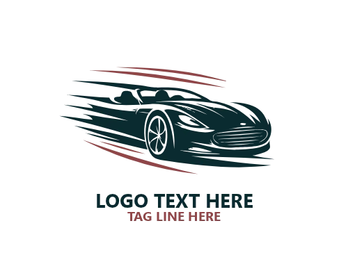 Track Day Sports Fast Car Logo