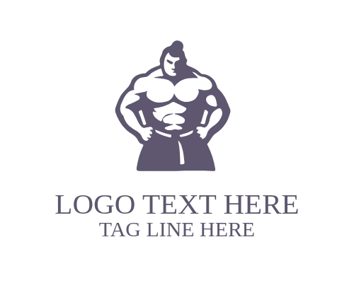  Traditional Sumo Wrestler Logo