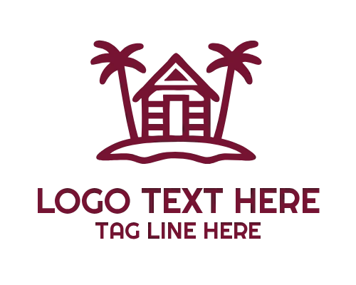 Traditional Village Hut Logo