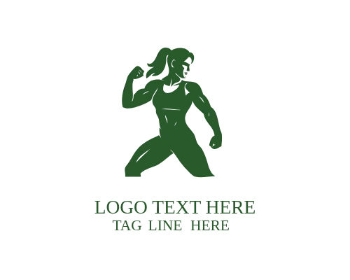 Training Mark Strong Woman Logo