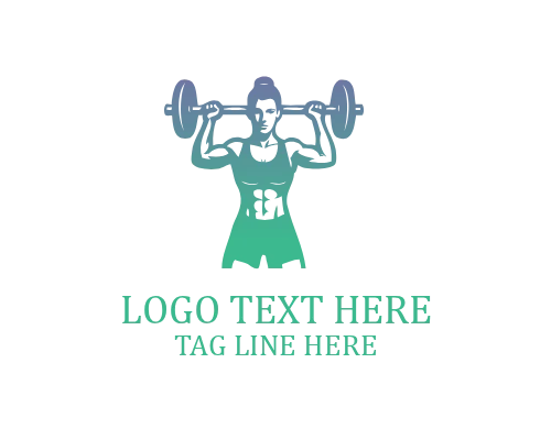 Training Strong Woman Logo