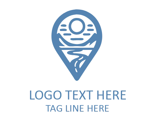 Travel Pin Adventure Logo for Exploration Branding