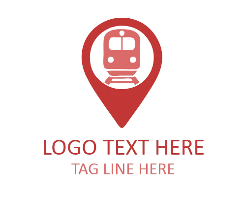Travel Pin Compass Mark Logo for Navigation Branding