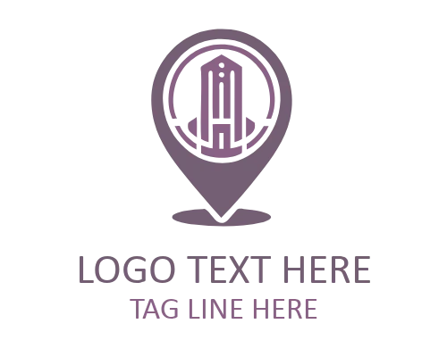 Travel Pin Cruise Logo for Marine Tourism Branding
