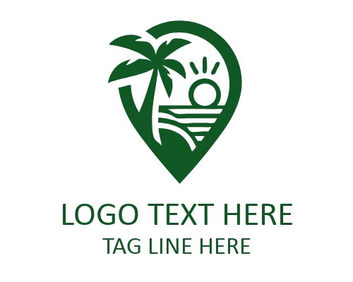 Travel Pin Explorer Badge Logo for Tourism Identity