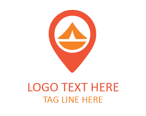Travel Pin Globe Logo for Global Branding