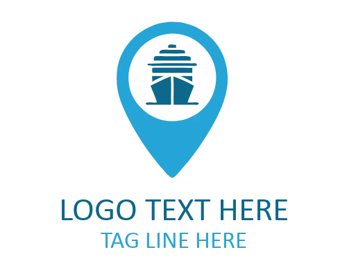 Travel Pin Hiking Logo for Outdoor Branding