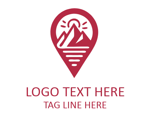 Travel Pin Odyssey Logo for Exploration Identity
