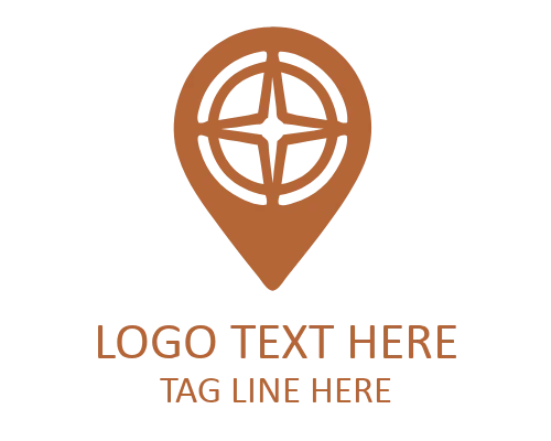 Travel Pin Vacation Logo for Holiday Branding