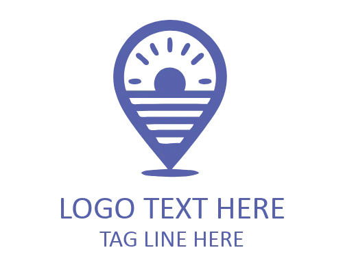 Travel Pin World Logo for Global Identity