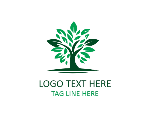 Tree Circle Logo for Sustainable Identity