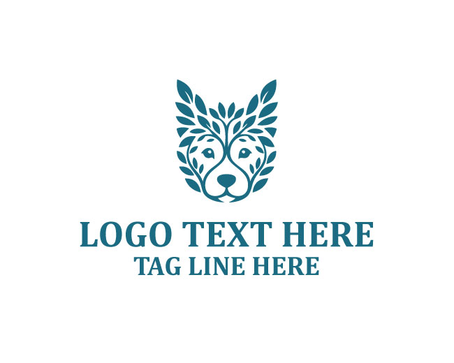 Tree Dog Circle Logo