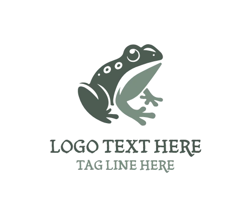  Tree Frog Cartoon Logo