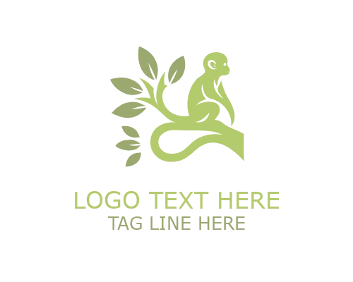 TreeTopJoy Leaf Monkey Logo