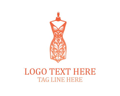 Trendy Dress Fashion Clothing Logo