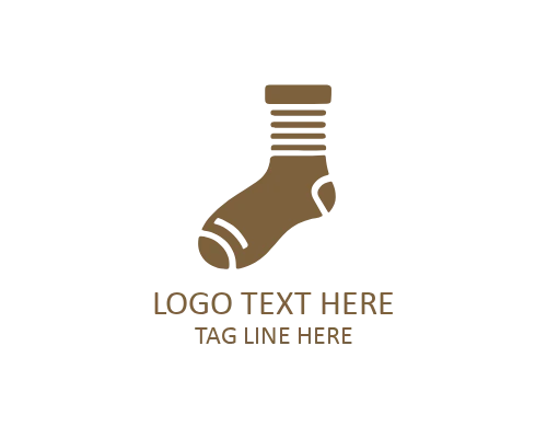 Trendy Flat Socks Logo for Fashion and Apparel Brands