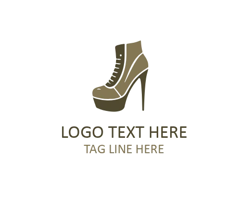 Trendy Modern Heels Fashion Symbol