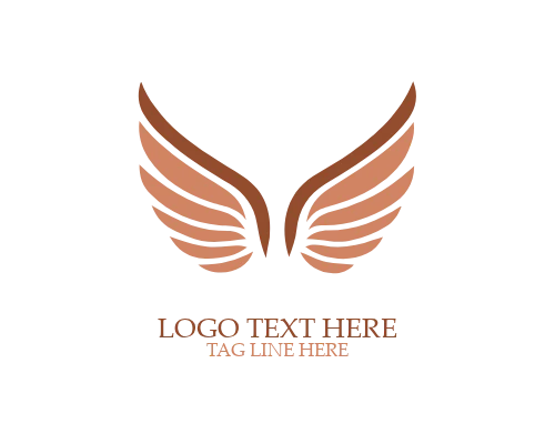Tribal Abstract Wings Logo