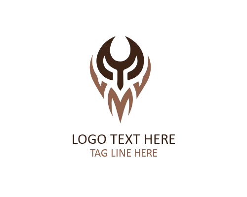 Tribal Anchor Mark Logo
