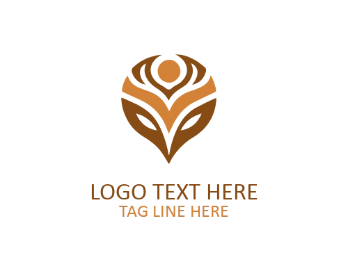 Tribal Arrow Symbol Logo