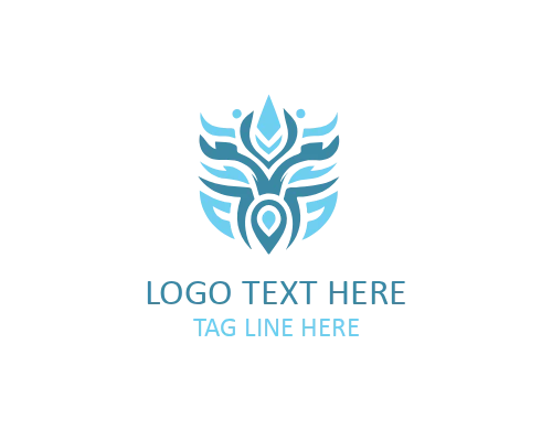 Tribal Arrow Symbol Logo