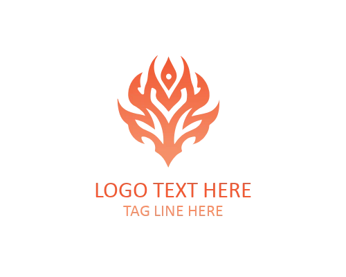 Tribal Axe Symbol Logo