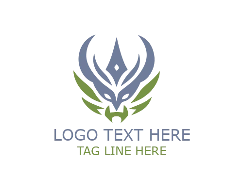 Tribal Battle Logo for Warrior and Strong Cultural Branding