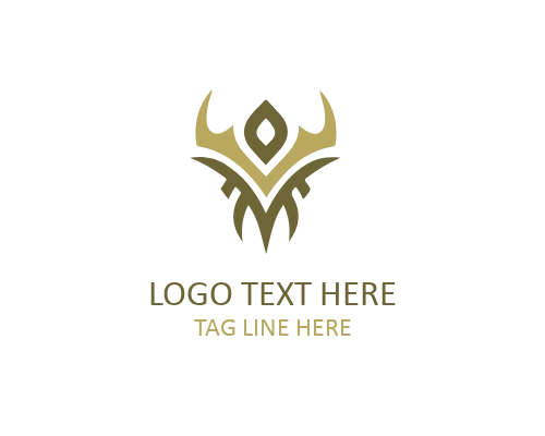 Tribal Blade Mark Logo